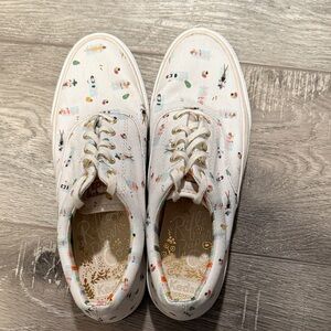 KEDS White Patterned Shoes -pool floats, beachballs